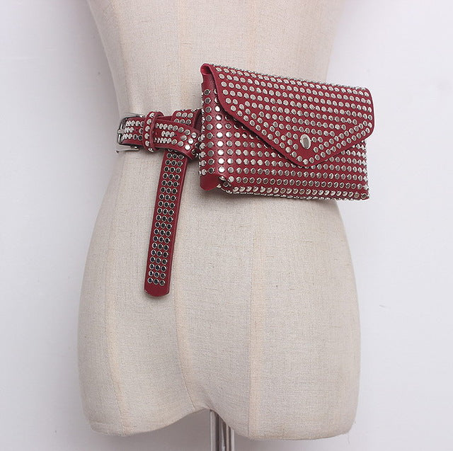 Punkgräfin Rivet Waist Bag – Luxus Punk Gürtel Tasche