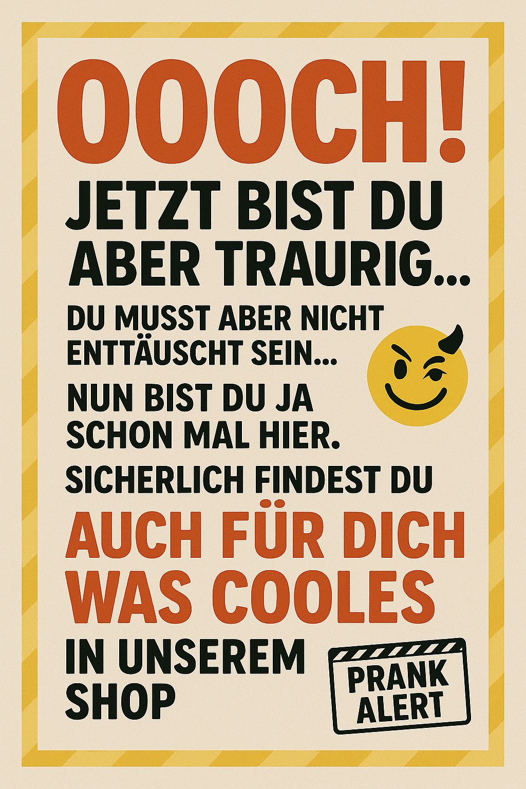 Prank - Landingpage