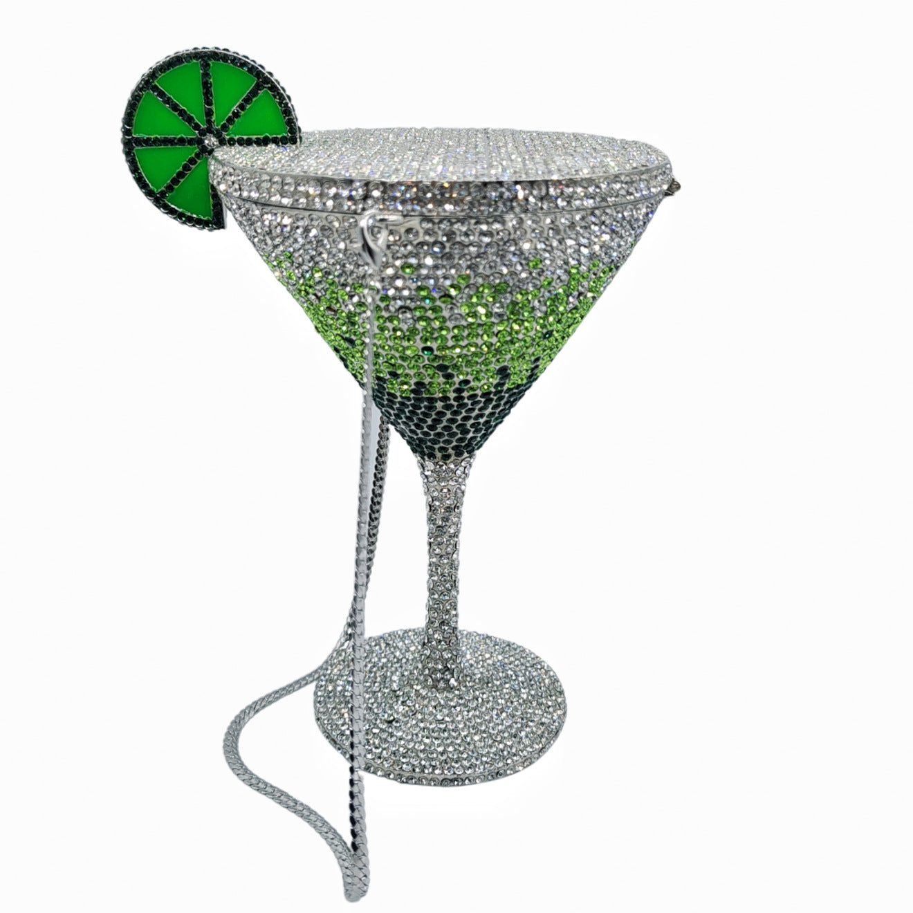 Muschibitch Crystal Cocktail Clutch – Luxury Martini Rhinestone Evening Bag
