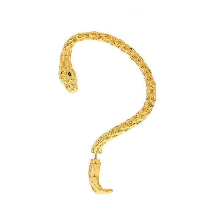 Schlangen Ohrring Ear Cuff Gold Silber - Sexy Luxury Vibe