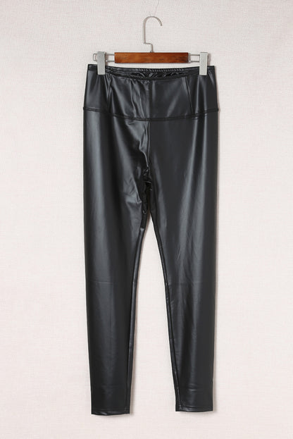 Muschibitch Vegan Leather Leggings – Sexy High Waist Lederlook Leggings