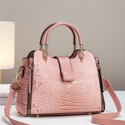 Muschibitch Croco Luxe Handbag – Crocodile Pattern Designer Tasche