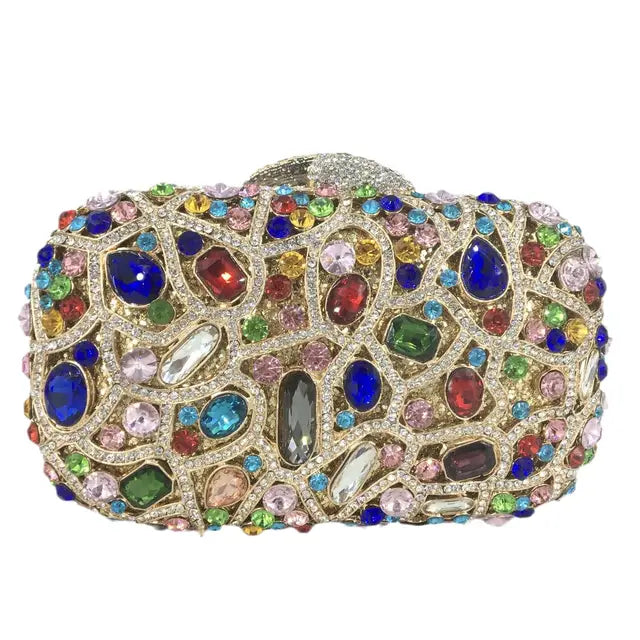Muschibitch Royal Crystal Abendtasche – Luxus Strass Clutch