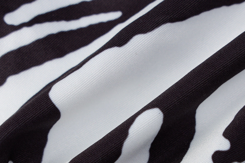 Muschibitch Sexy Ketten Bikini, Zebra Leopard Bikini, Animal Print Beachclub Swimwear
