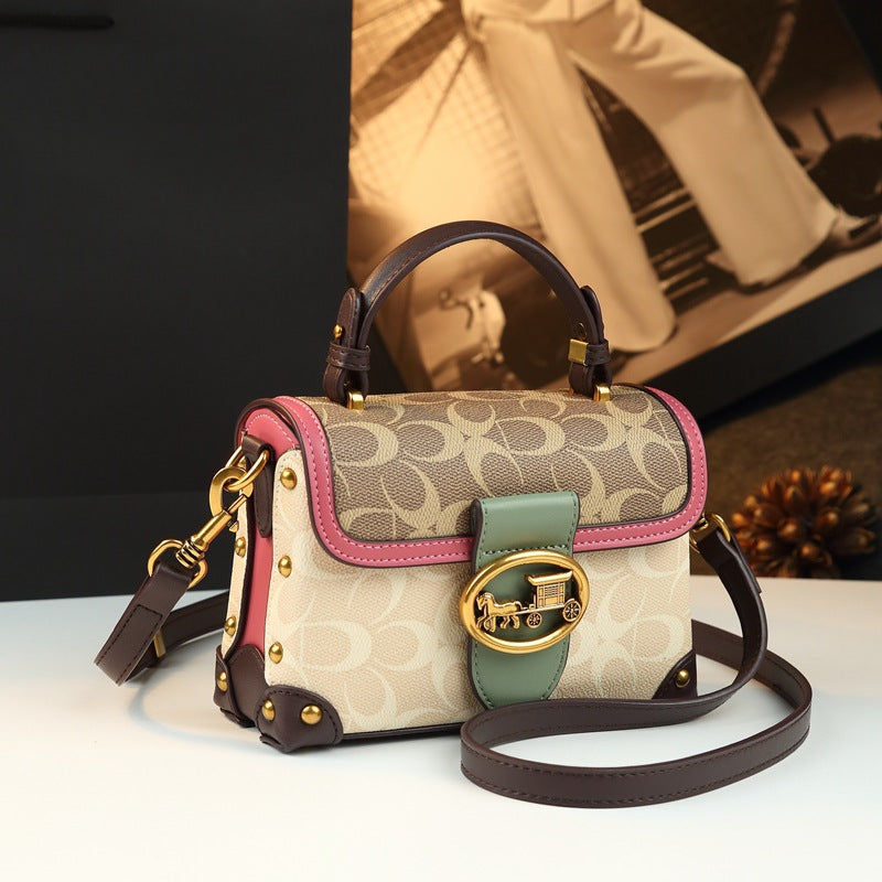Mini Heritage Designer Bag – Elegante Box Handtasche Crossbody