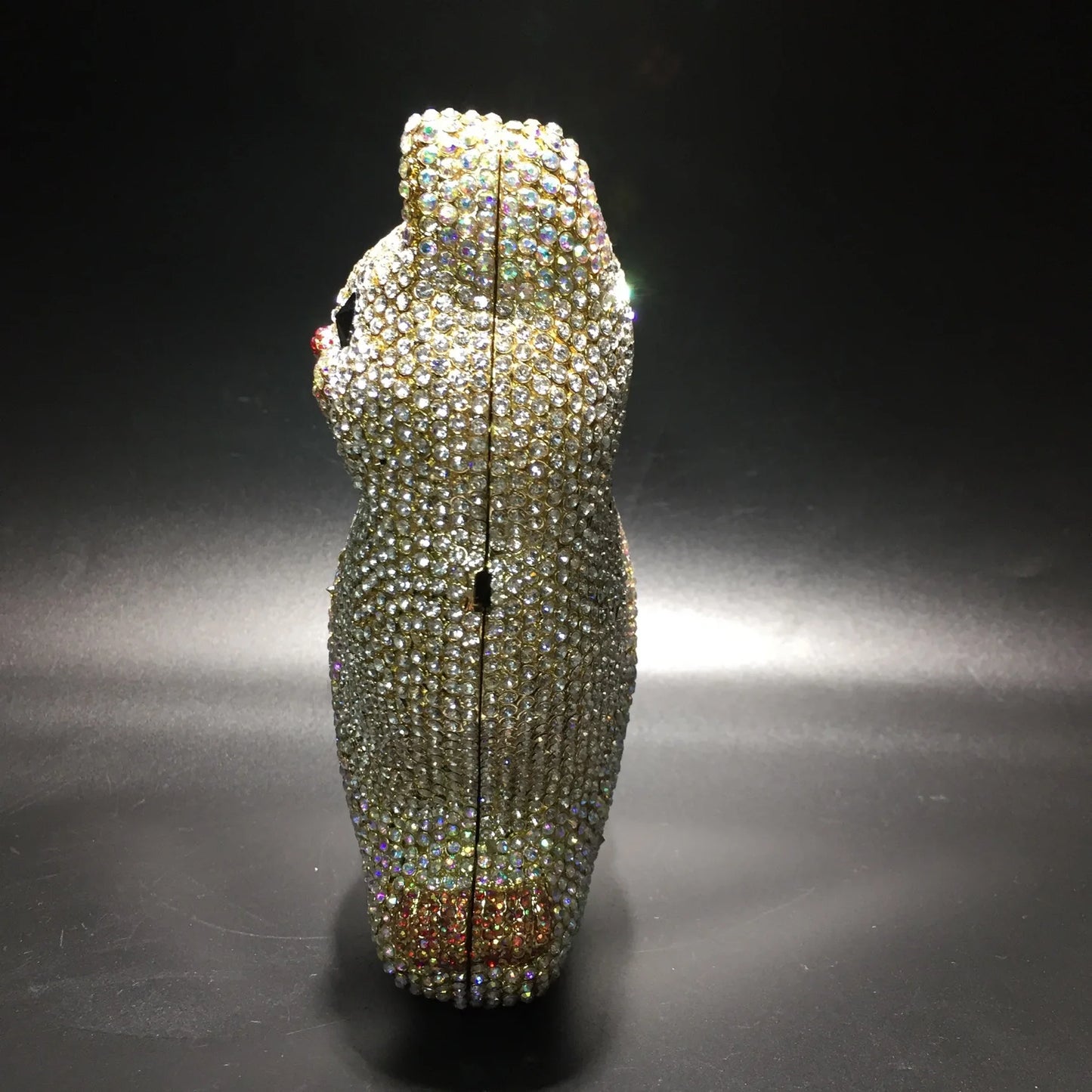 Muschibitch Crystal Cat Clutch – Luxury Rhinestone Kitty Party Bag