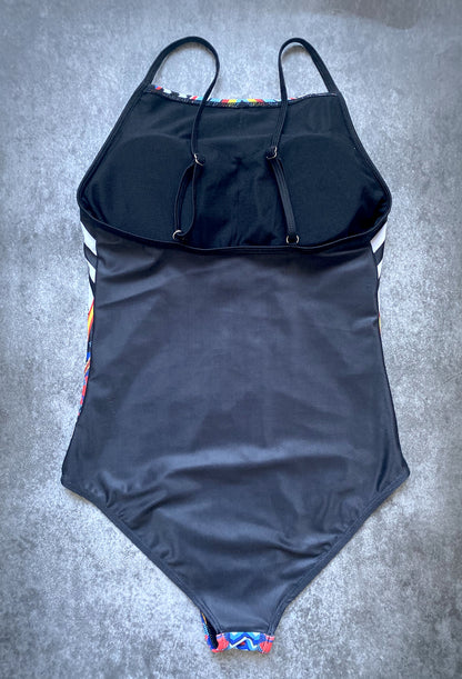 Muschibitch Aztek Badeanzug Damen Ethno Tribal One Piece geometrisch Boho