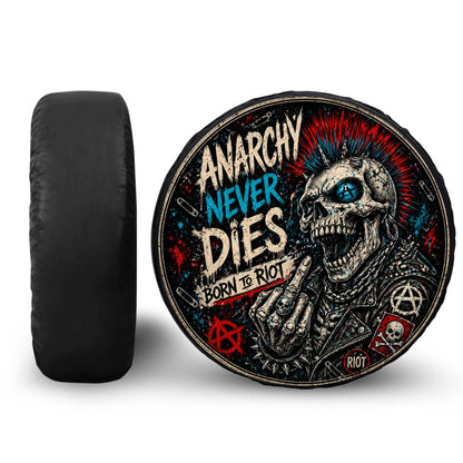 Punkgraf Reserveradabdeckung Offroad SUV Ersatzrad Cover mit Punk Skull Motiv Reifenabdeckung