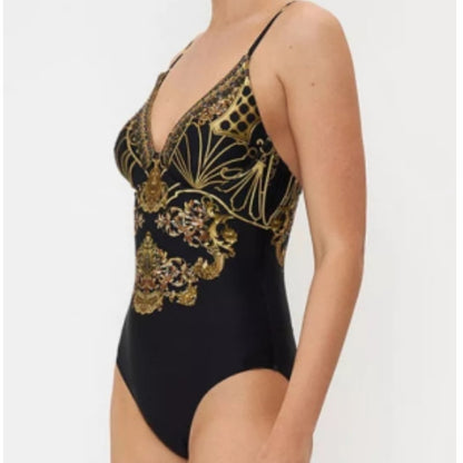 Muschibitch eleganter luxuriöser Badeanzug mit Rock, Strand Outfit, Resort Wear