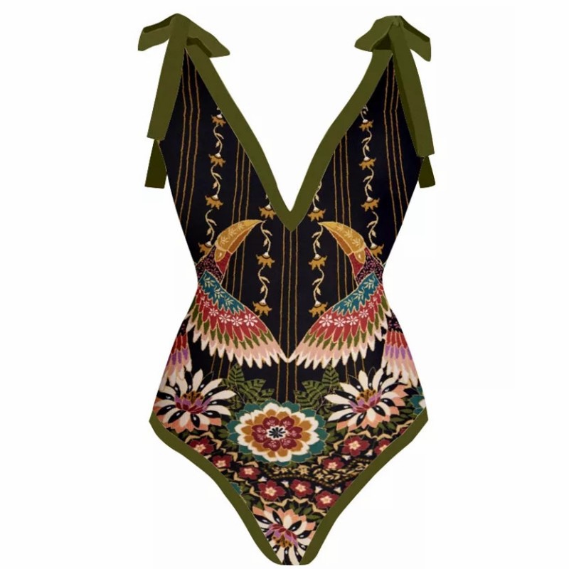 Muschibitch Badeanzug mit Rock – luxuriöser French-Retro-Look für Strand & Resort