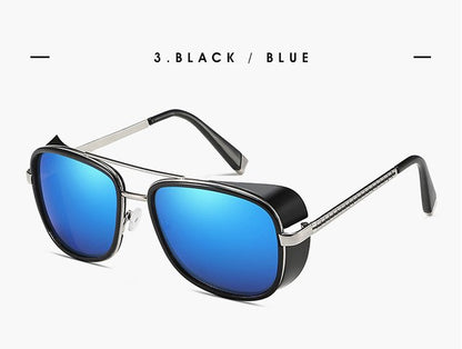 Muschibitch Steampunk Square Sonnenbrille – Retro Punk UV400