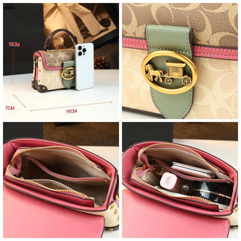 Mini Heritage Designer Bag – Elegante Box Handtasche Crossbody