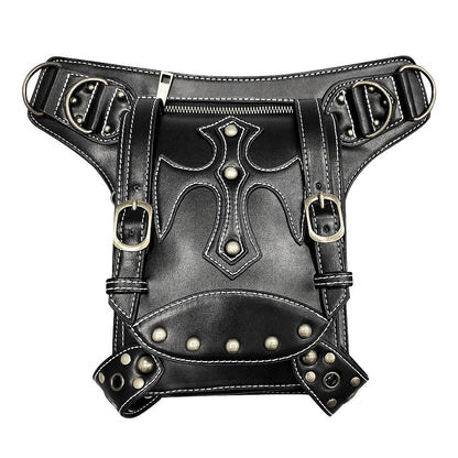 Gothic Punk Waist Bag – Harness Schultertasche Biker Tasche