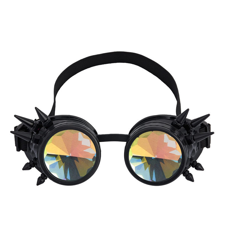 Punkgräfin Steampunk Goggles – Kaleidoskop Punk Gothic Brille