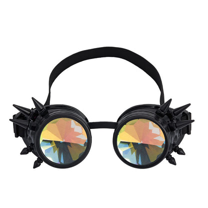 Punkgräfin Steampunk Goggles – Kaleidoskop Punk Gothic Brille