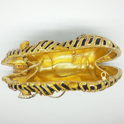 Muschibitch Royal Tiger Clutch – Luxus Designer Tiger Abendtasche