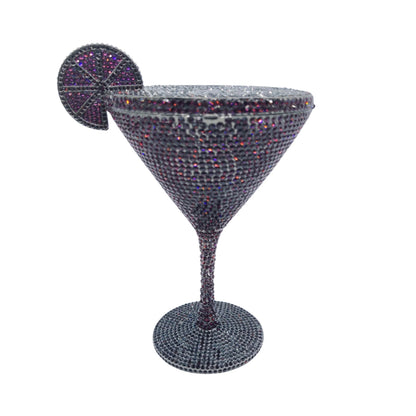 Muschibitch Crystal Cocktail Clutch – Luxury Martini Rhinestone Evening Bag