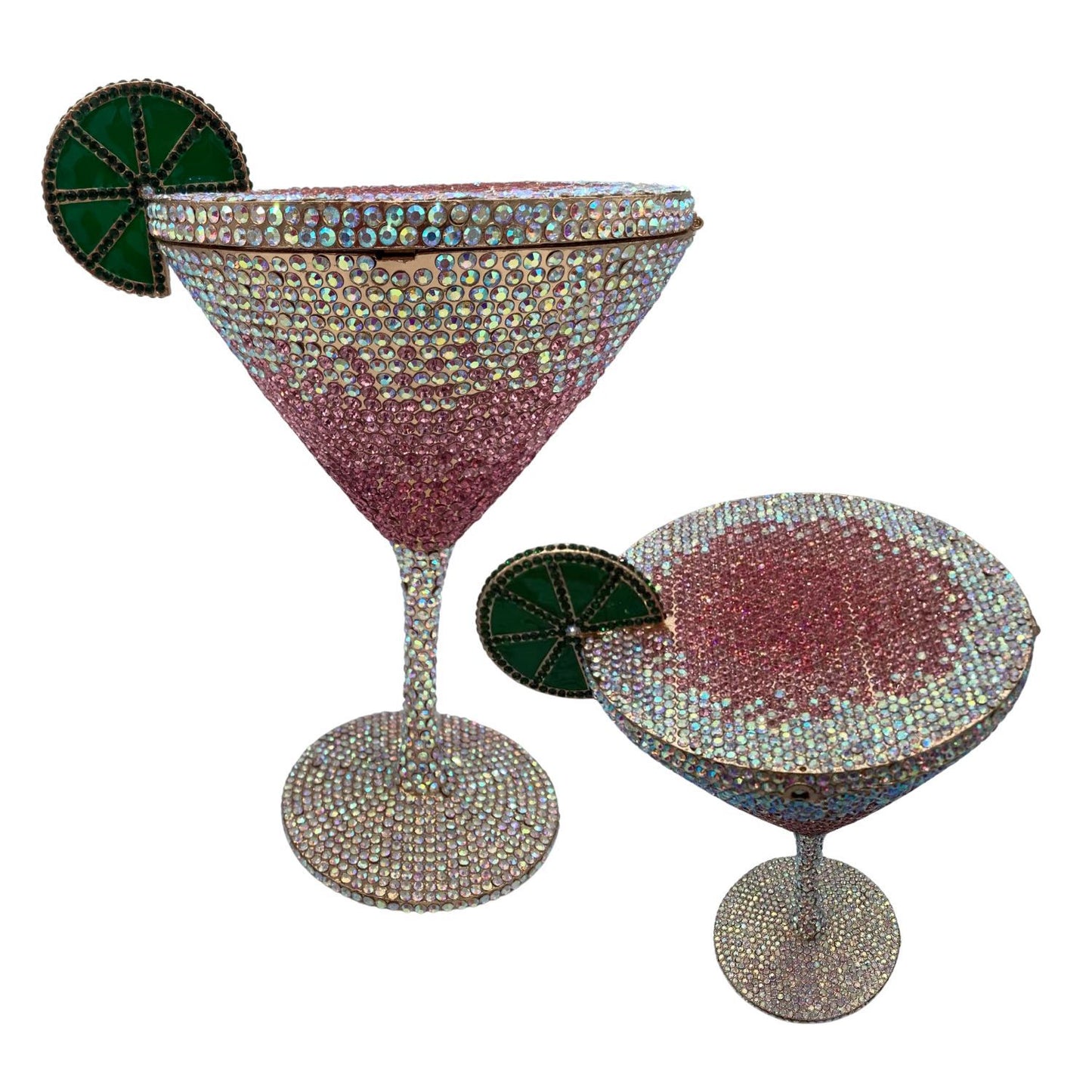 Muschibitch Crystal Cocktail Clutch – Luxury Martini Rhinestone Evening Bag