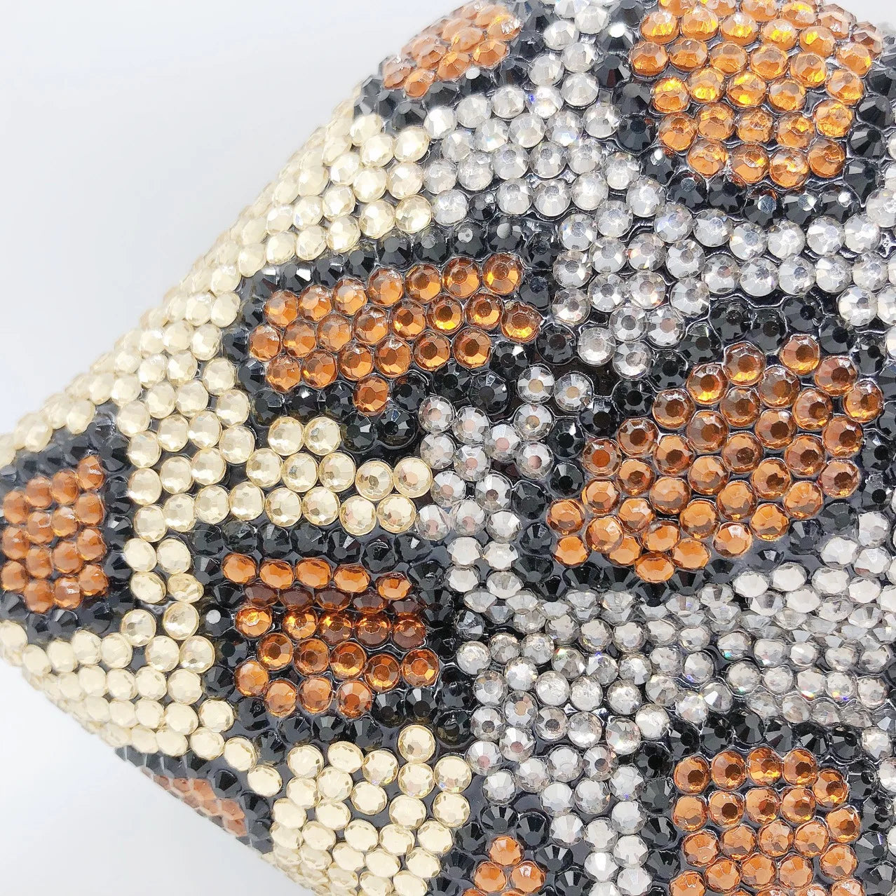 Punkgräfin Kristall Lippen Clutch Tasche - Luxus Designer Abendtasche