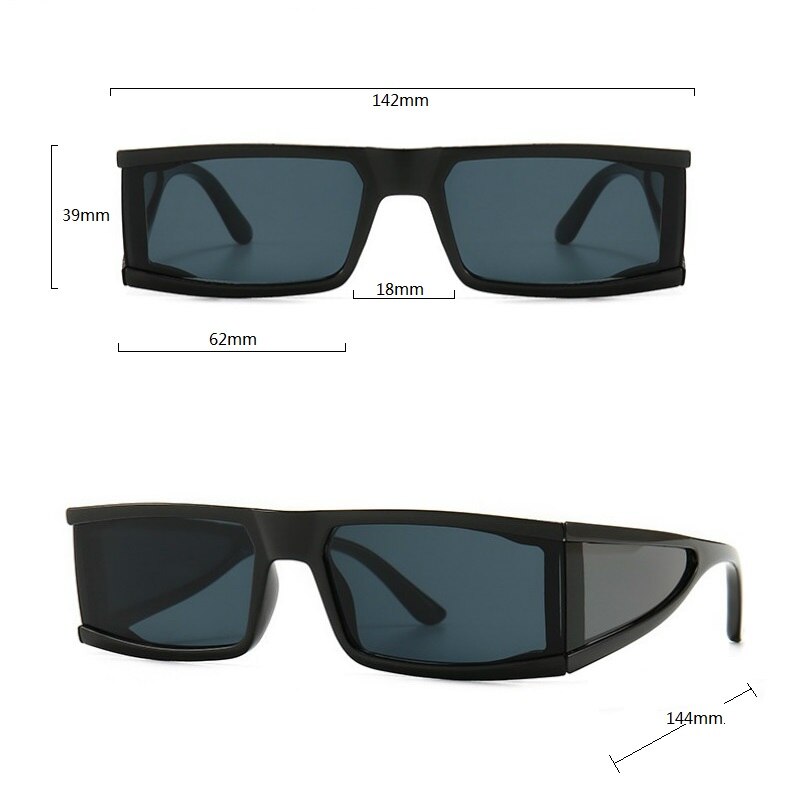 Muschibitch Cyberpunk Visor Sonnenbrille – Futuristic Y2K UV400