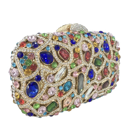 Muschibitch Royal Crystal Abendtasche – Luxus Strass Clutch