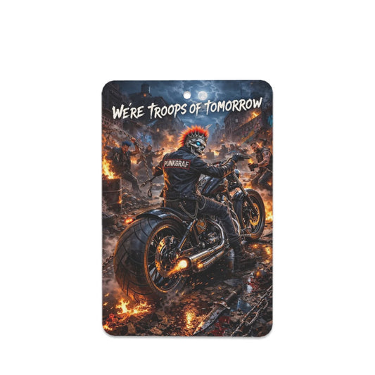 Auto Lufterfrischer Punk, Punkgraf 6er Duftkarten mit Punk Motiven Set, Rocker Auto Deko