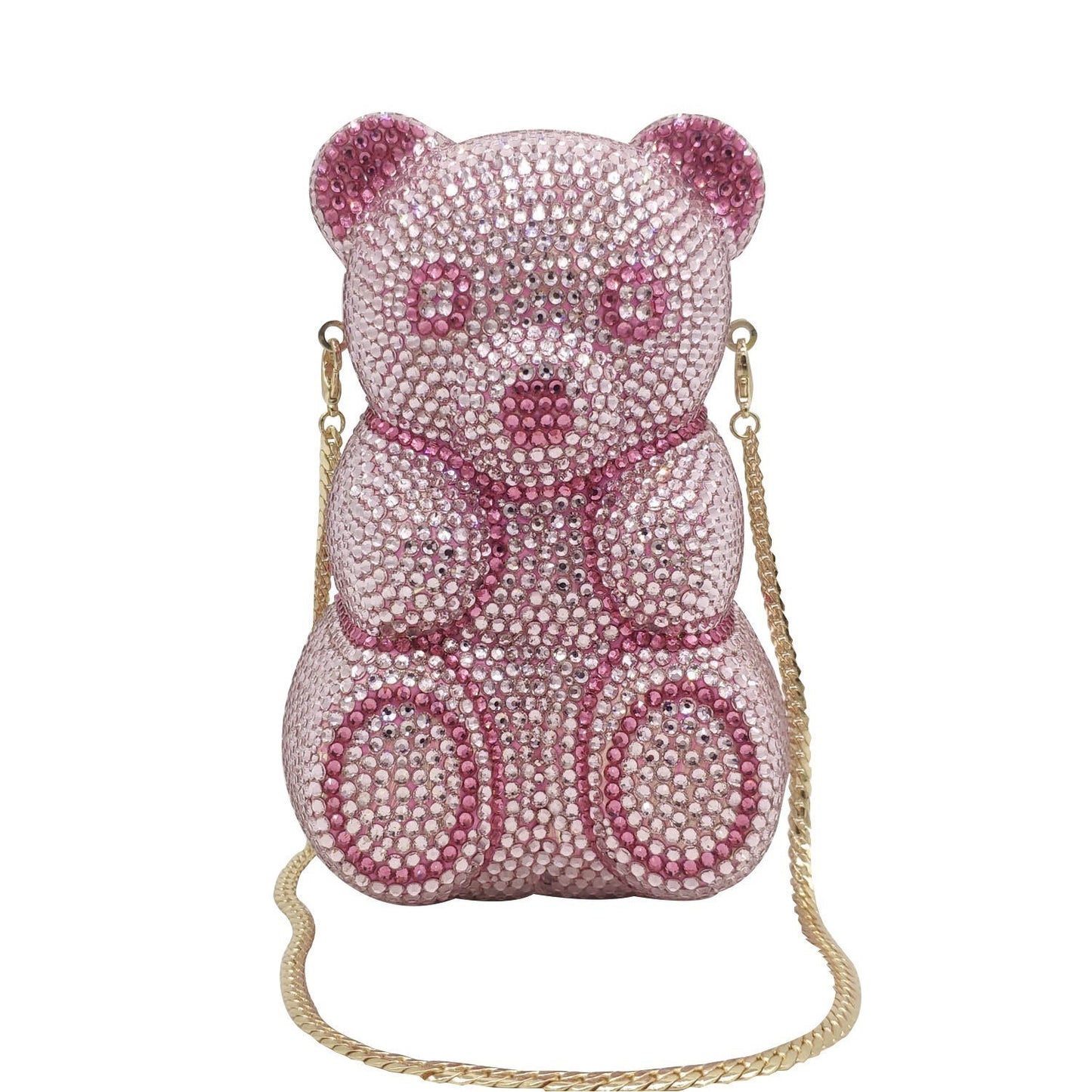 Muschibitch Crystal Bear Clutch – Luxus Teddy Diamond Abendtasche