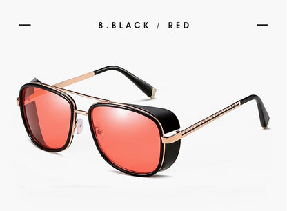 Muschibitch Steampunk Square Sonnenbrille – Retro Punk UV400