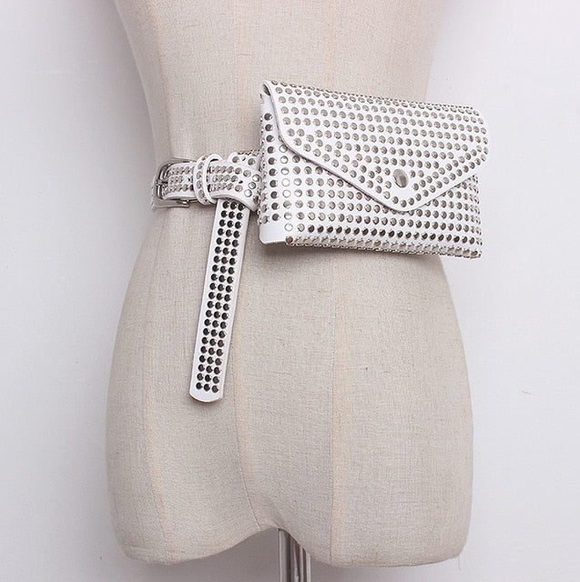 Punkgräfin Rivet Waist Bag – Luxus Punk Gürtel Tasche