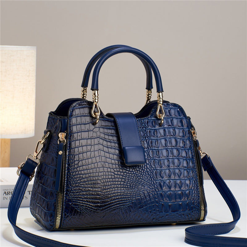 Muschibitch Croco Luxe Handbag – Crocodile Pattern Designer Tasche