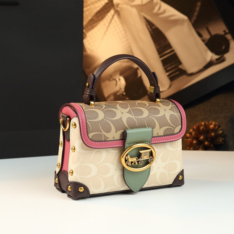 Mini Heritage Designer Bag – Elegante Box Handtasche Crossbody