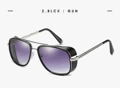 Muschibitch Steampunk Square Sonnenbrille – Retro Punk UV400