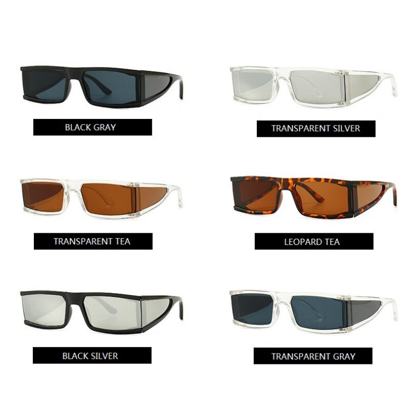 Muschibitch Cyberpunk Visor Sonnenbrille – Futuristic Y2K UV400