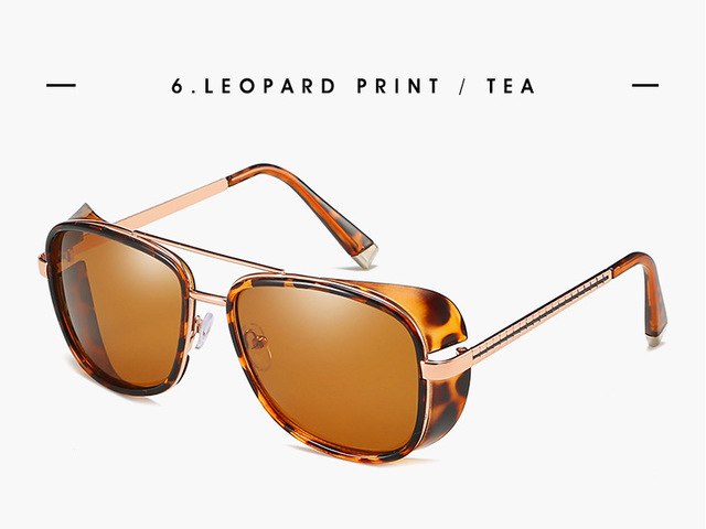 Muschibitch Steampunk Square Sonnenbrille – Retro Punk UV400