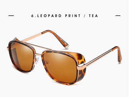 Muschibitch Steampunk Square Sonnenbrille – Retro Punk UV400