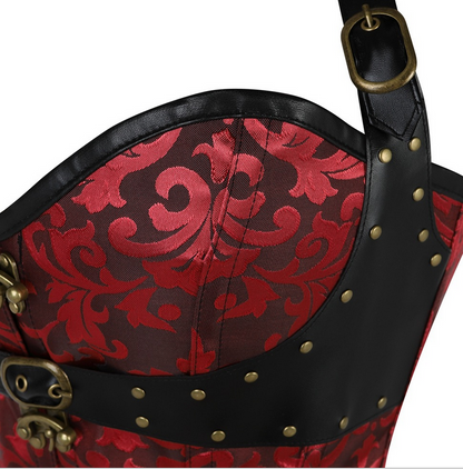 Gothicbro Mittelalter Korsett – Gothic Steampunk Bustier