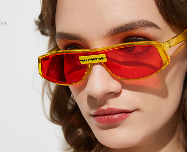 Muschibitch Luxus Retro Sonnenbrille „Keep Loving“ Bad Girl Vintage UV400