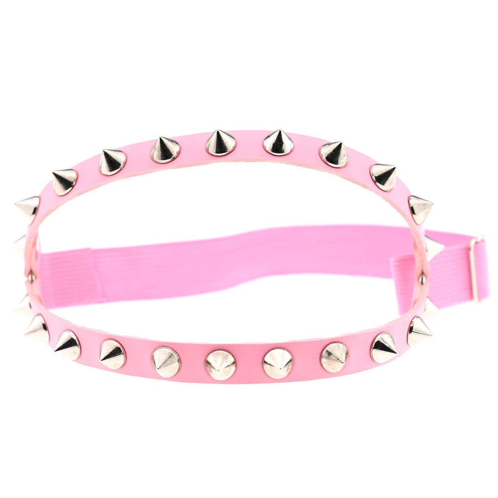Punk Gothic Sexy Leder Oberschenkel Garter mit Nieten