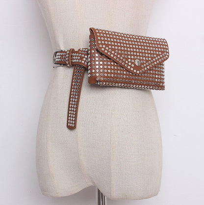 Punkgräfin Rivet Waist Bag – Luxus Punk Gürtel Tasche