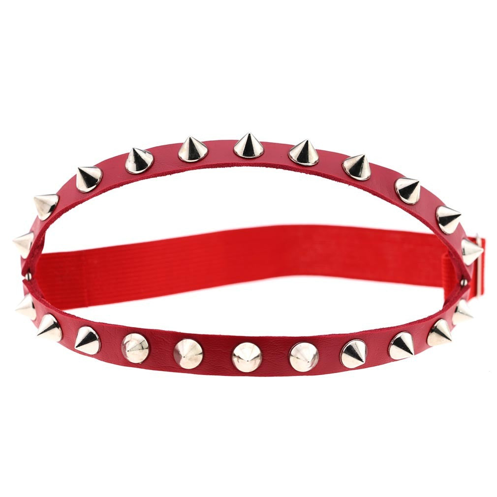 Punk Gothic Sexy Leder Oberschenkel Garter mit Nieten