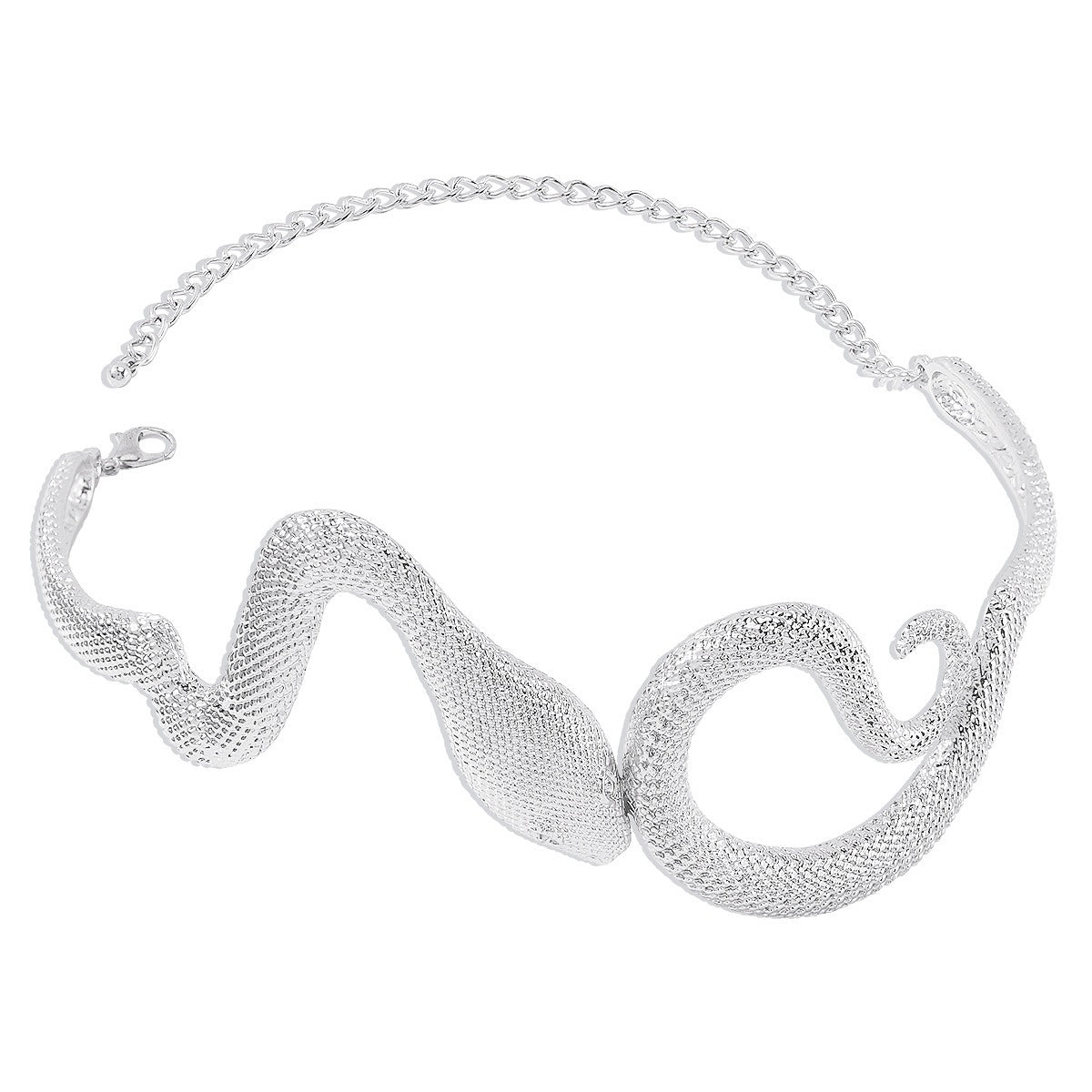 Schlangen Choker Halskette Gold Silber – Snake Collar Necklace Damen