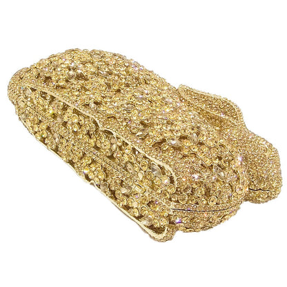 Muschibitch Crystal Bunny Clutch – Luxus Designer Hasen Abendtasche