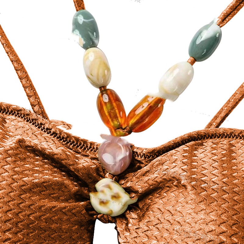 Muschibitch Badeanzug Set Eleganza Damen mit Pareo figurbetont