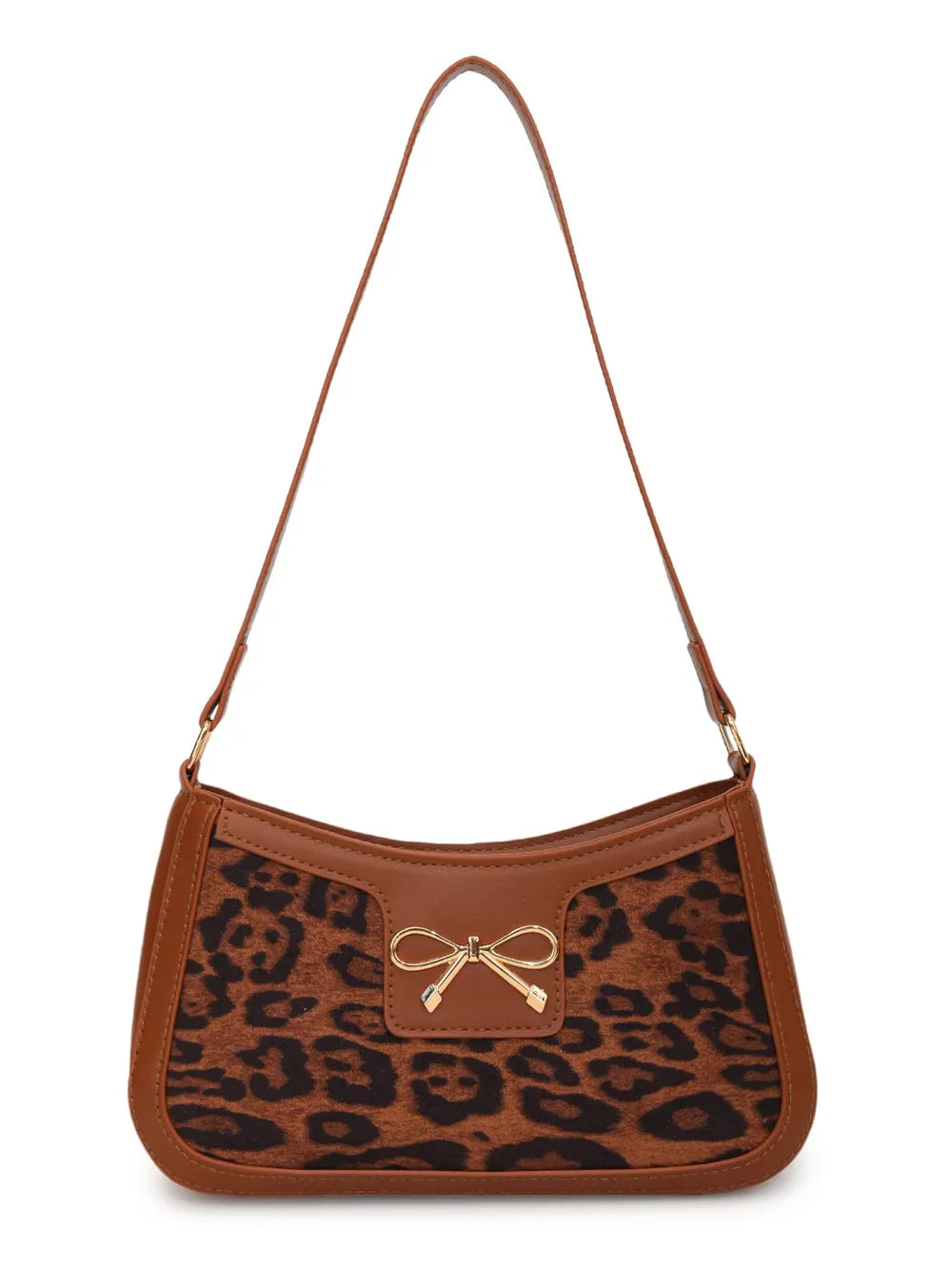 Muschibitch Leopard Bow Bag – Y2K Bad Girl Schultertasche