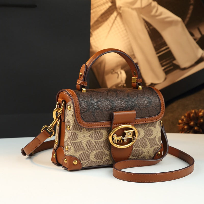 Mini Heritage Designer Bag – Elegante Box Handtasche Crossbody