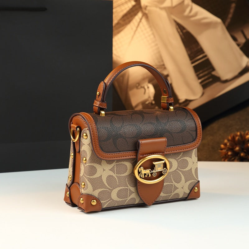 Mini Heritage Designer Bag – Elegante Box Handtasche Crossbody