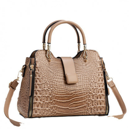 Muschibitch Croco Luxe Handbag – Crocodile Pattern Designer Tasche