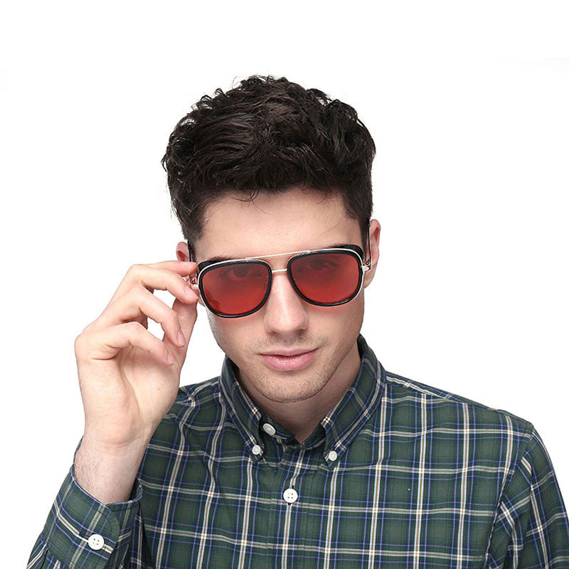 Muschibitch Steampunk Square Sonnenbrille – Retro Punk UV400