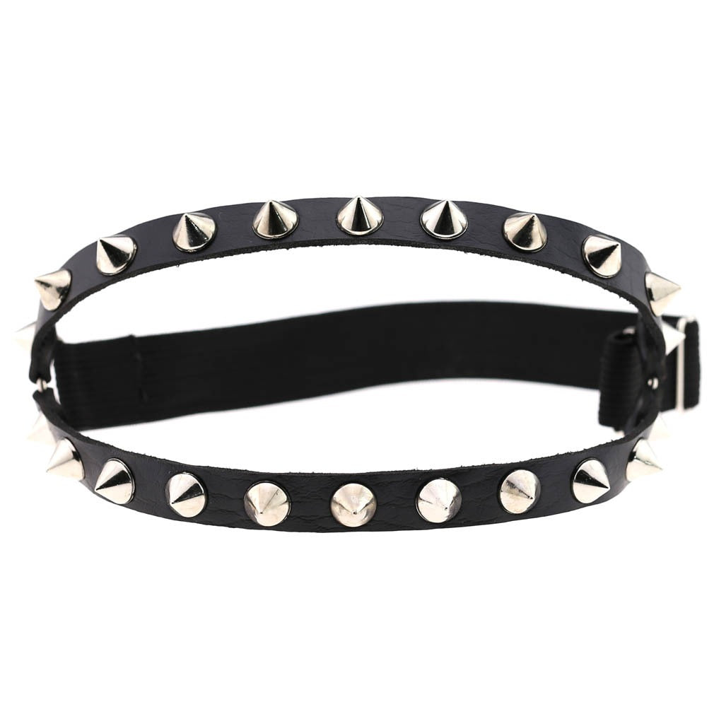 Punk Gothic Sexy Leder Oberschenkel Garter mit Nieten