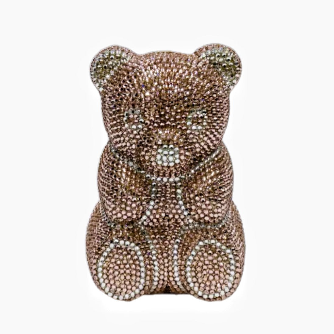 Muschibitch Crystal Bear Clutch – Luxus Teddy Diamond Abendtasche